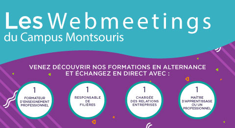 Participez aux Webmeetings du Campus Montsouris en février et mars 2022