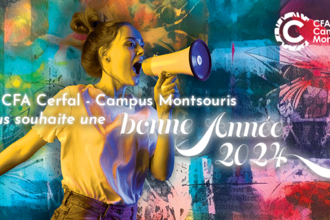 Le CFA Cerfal-Campus Montsouris vous souhaite une bonne année 2024