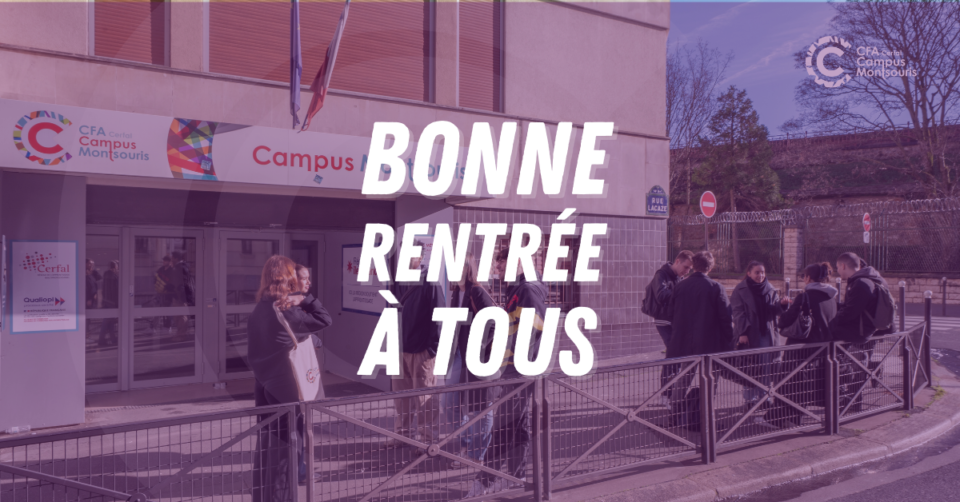 C’est la rentrée au Campus Montsouris !