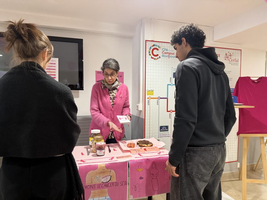 Octobre Rose : nos apprentis se mobilisent pour la lutte contre le cancer du sein
